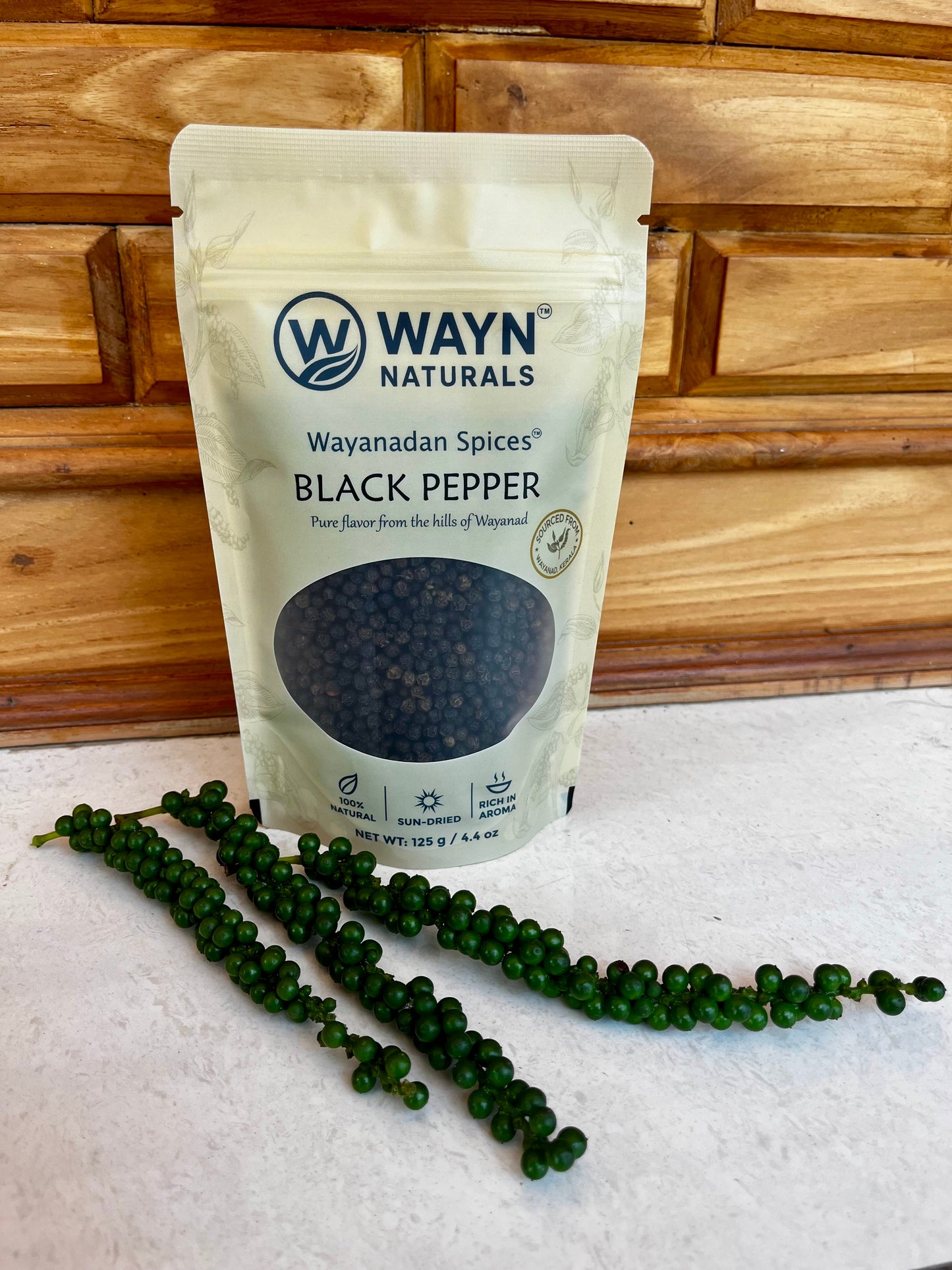 Whole Black Pepper – 100% Organic | Premium Kerala Peppercorns